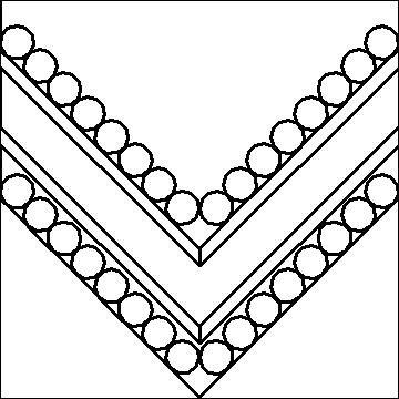 (image for) Circles and Lines Chevron Small-L01729* - Click Image to Close